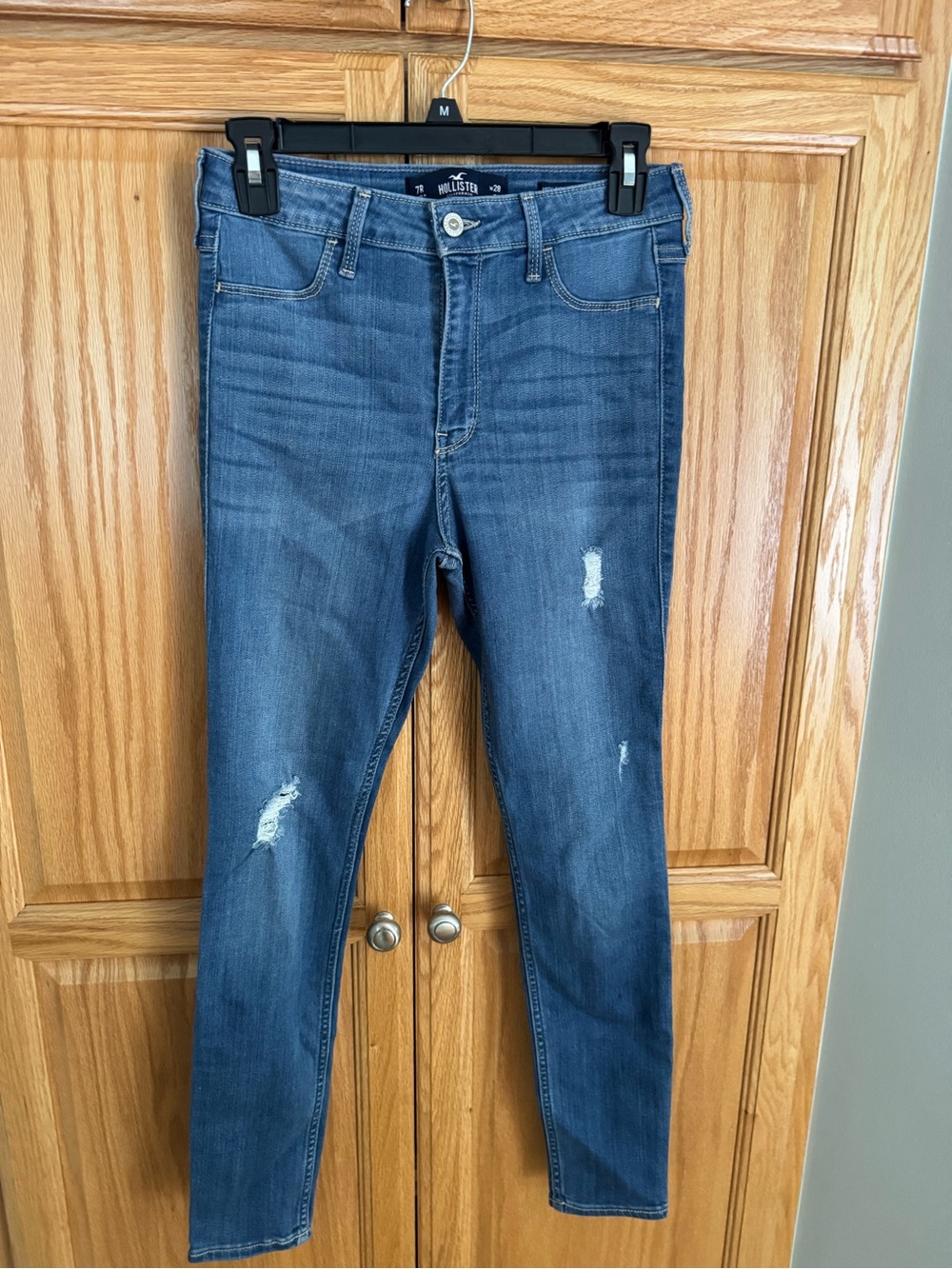 Hollister Blue Distressed Women’s Skinny Jeans